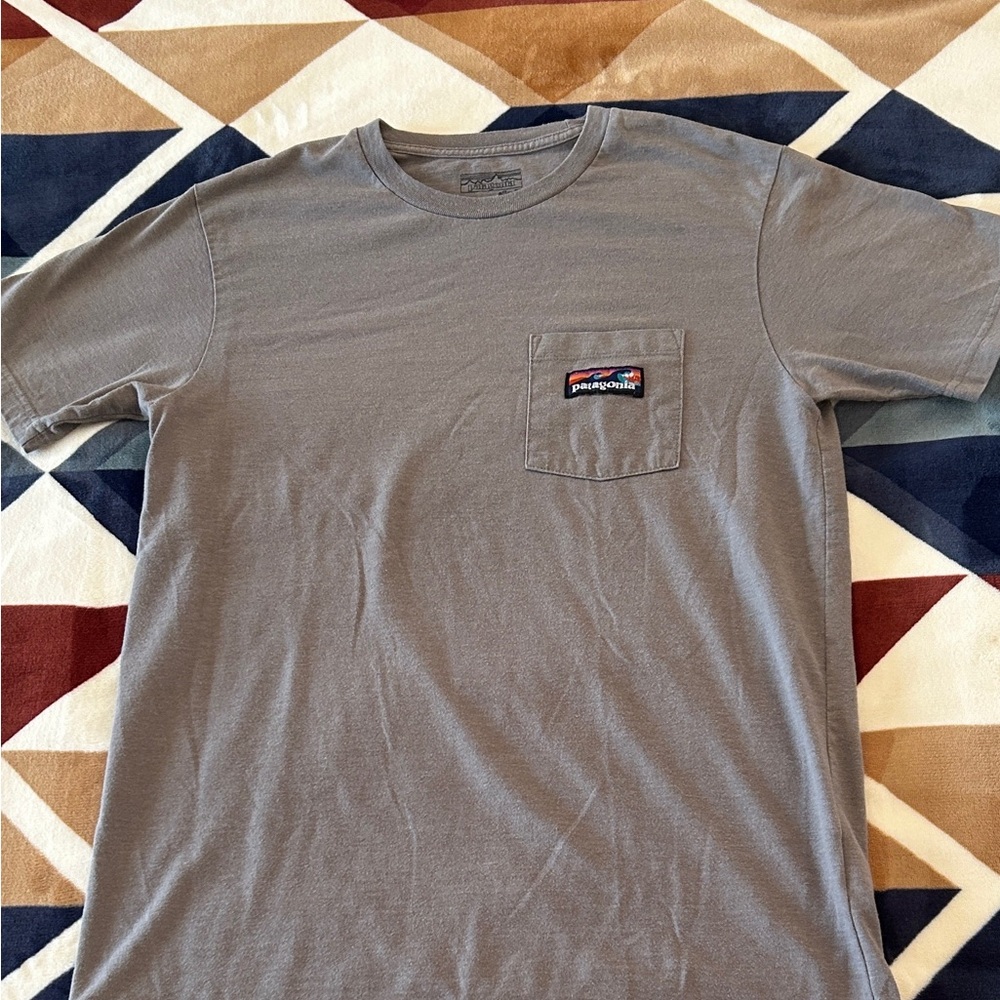 Patagonia Men's Gray Short Sleeve Tee